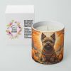 Cairn Terrier Fall Decorative Soy Candle