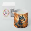 Doberman Fall Decorative Soy Candle