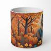 Keeshond Fall Decorative Soy Candle