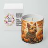 Norwich Terrier Fall Decorative Soy Candle