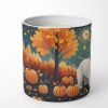 Westie/West Highland White Terrier Fall Decorative Soy Candle
