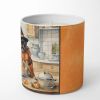 Affenpinscher Fall Kitchen Pumpkins Decorative Soy Candle