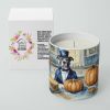 Pit Bull Terrier Fall Kitchen Pumpkins Decorative Soy Candle