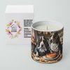 Basset Hound Fall Kitchen Pumpkins Decorative Soy Candle