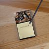 Basset Hound Fall Kitchen Pumpkins Sticky Note Holder