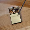 Bernese Mountain Dog 2 Fall Kitchen Pumpkins Sticky Note Holder