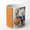 Bichon Frise Fall Kitchen Pumpkins Decorative Soy Candle