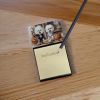 Bichon Frise 1 Fall Kitchen Pumpkins Sticky Note Holder