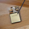Bichon Frise 3 Fall Kitchen Pumpkins Sticky Note Holder