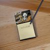 Bichon Frise 4 Fall Kitchen Pumpkins Sticky Note Holder