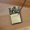 Boston Terrier 3 Fall Kitchen Pumpkins Sticky Note Holder
