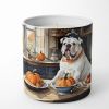 Bulldog Fall Kitchen Pumpkins Decorative Soy Candle