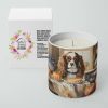 Cavalier King Charles Spaniel Fall Kitchen Pumpkins Decorative Soy Candle