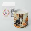 Collie Fall Kitchen Pumpkins Decorative Soy Candle