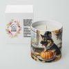 German Shepherd Fall Kitchen Pumpkins Decorative Soy Candle