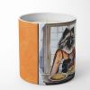Keeshond Fall Kitchen Pumpkins Decorative Soy Candle