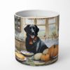 Labrador Retriever - Black - Fall Kitchen Pumpkins Decorative Soy Candle