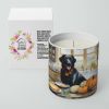 Labrador Retriever - Black - Fall Kitchen Pumpkins Decorative Soy Candle