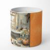 Poodle Fall Kitchen Pumpkins Decorative Soy Candle