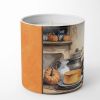 Pug Fall Kitchen Pumpkins Decorative Soy Candle