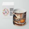 Rottweiler Fall Kitchen Pumpkins Decorative Soy Candle
