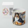 Sheltie/Shetland Sheepdog Fall Kitchen Pumpkins Decorative Soy Candle