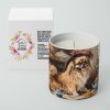 Tibetan Spaniel Fall Kitchen Pumpkins Decorative Soy Candle