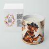 Vizsla Fall Kitchen Pumpkins Decorative Soy Candle