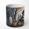 Bernese Mountain Dog Spooky Halloween Decorative Soy Candle