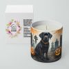 Labrador Retriever - Black - Spooky Halloween Decorative Soy Candle
