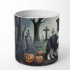 Border Collie Spooky Halloween Decorative Soy Candle