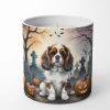 Cavalier King Charles Spaniel Spooky Halloween Decorative Soy Candle