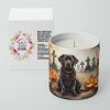 Labrador Retriever - Chocolate - Spooky Halloween Decorative Soy Candle