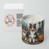 Sheltie/Shetland Sheepdog Spooky Halloween Decorative Soy Candle