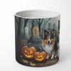 Sheltie/Shetland Sheepdog Spooky Halloween Decorative Soy Candle