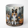 Sheltie/Shetland Sheepdog Spooky Halloween Decorative Soy Candle