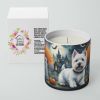 Westie/West Highland White Terrier Spooky Halloween Decorative Soy Candle