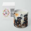 Rottweiler Spooky Halloween Decorative Soy Candle