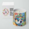 Akita Hippie Dawg Decorative Soy Candle