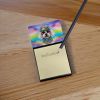 Bichon Frise 3 Hippie Dawg Sticky Note Holder