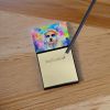 Bichon Frise 4 Hippie Dawg Sticky Note Holder