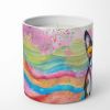 Boston Terrier Hippie Dawg Decorative Soy Candle