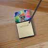 Boston Terrier 2 Hippie Dawg Sticky Note Holder