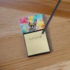 Boston Terrier 4 Hippie Dawg Sticky Note Holder