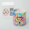 Corgi Hippie Dawg Decorative Soy Candle