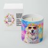 Great Pyrenees Hippie Dawg Decorative Soy Candle