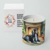 Afghan Hound Cozy Christmas Decorative Soy Candle