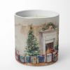 American English Coonhound Cozy Christmas Decorative Soy Candle