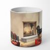 Black and Tan Coonhound Cozy Christmas Decorative Soy Candle