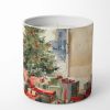 Black and Tan Coonhound Cozy Christmas Decorative Soy Candle